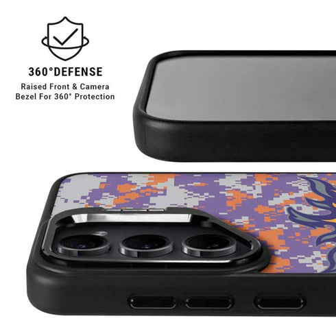 NBA Phoenix Suns Digi Camo Galaxy S24 FE Kickstand Case